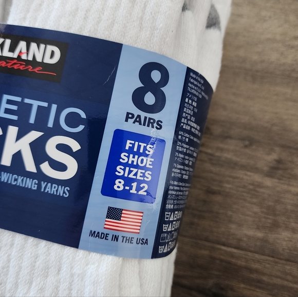 Kirkland Athletic Socks 8 Pairs NWT - Picture 3 of 10
